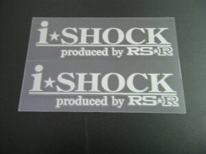 RS★R　RS-R　i★SHOCK　ロゴ ステッカー　２枚セット　未使用・保管品　送料 全国一律180円