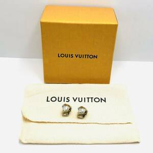 ルイヴィトン LOUIS VUITTON ブックル ドレイユ ドルムーズ クリップ ナノグラム イヤリング M69023 シルバー 箱付き