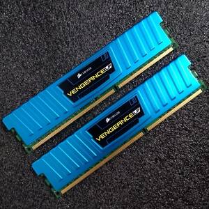 【中古】DDR3メモリ 8GB[4GB2枚組] Corsair CML16GX3M4A1600C9B [DDR3-1600 PC3-12800] 