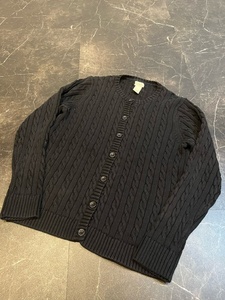 (35) L.L.Bean 100%COTTON ブラック L C/D ケーブル 80s 90s 00s USA VINTAGE vintage ヴィンテージ ビンテージ ボロ アメリカ製 