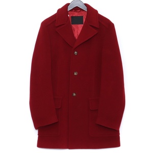 PRADA ウールコート Sサイズ レッド C-TK8925 プラダ wool coat