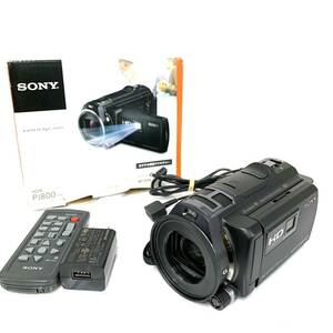 動作OK SONY ソニー HANDYCAM HDR-PJ800 プロジェクター デジタルビデオカメラ ハンディカム ムービー付属品箱 カ15