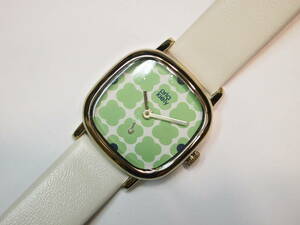 新品 未使用品 定価22500円 Orla Kiely オーラカイリー レディース スクウェア デザイン クォーツ ウォッチ◯フラワー 花柄 女性用 四角