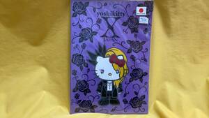 サンリオ　yoshikitty　ヨシキティ　A4ノート　パープル 　紫　X JAPAN YOSHIKI×ハローキティ