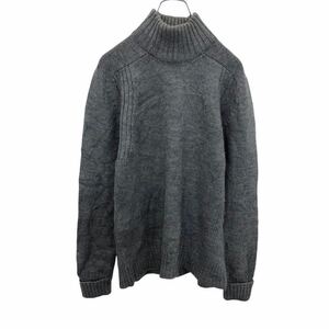 REISS ハイネックセーター Lサイズ位 サイズ表記M ウールニット グレー 古着卸 アメリカ仕入 t2203-3353