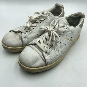 【adidas】26㎝　stan smith　アディダス　スタンスミス　スニーカー　メンズ　ホワイト　レザー