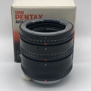 6w9 ASAHI PENTAX AUTO EXTENSION TUBE K SET 箱付 ペンタックス 接写リング エクステンションチューブ カメラ アクセサリー レンズ 1000~