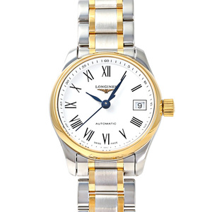 ロンジン LONGINES マスター コレクション L2.128.5.11.7 ホワイト文字盤 新品 腕時計 レディース