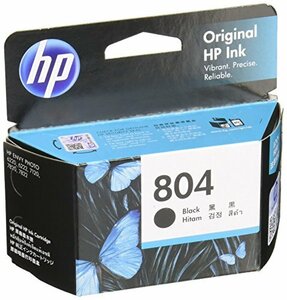 HP 804 純正 インクカートリッジ 黒 ブラック T6N10AA 国内正規品