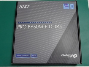 MSI PRO B660M-E DDR4 LGA1700