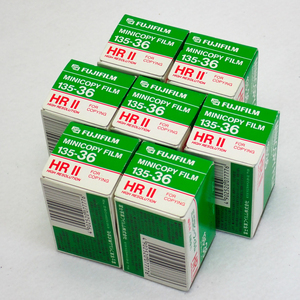 ★ISO感度6！複写用高解像★7本×36枚撮り★FUJIFILM MINICOPY FILM HR II★ミニコピーフィルム★期限切れフイルム★超レア貴重★