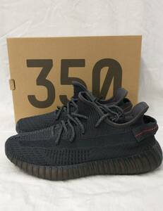 [箱付] adidas YEEZY BOOST 350 V2 BLACK アディダス イージーブースト ブラック 27cm スニーカー 黒 FU9006 店舗受取可