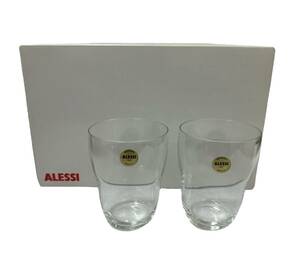 【未使用品】ALESSI アレッシィ ペアグラス タンブラー 箱入り 食器 コップ シンプル
