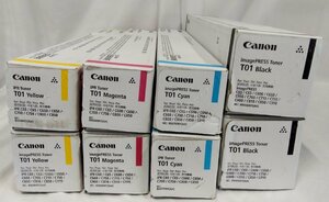 【埼玉発】☆純正未使用品☆【Canon】トナー　imagePRESS Toner T01　★4色×2セット★　(8-2627)