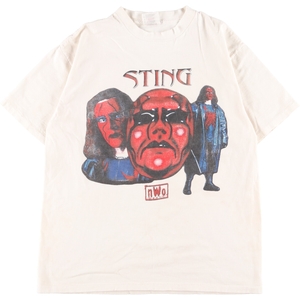 古着 90年代 オニータ PowerPro by ONEIA nWo STING スティング プロレス スポーツプリントTシャツ メンズL ヴィンテージ /eaa356063