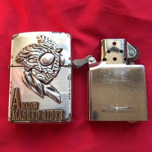 ☆★即決有★☆限定 仮面ライダー ZIPPO アマゾン ジッポー 35周年 仮面ライダー MASKED RIDER AMAZON 仮面ライダーアマゾン ZIPPO 使用感