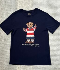 ☆ 子供服　男の子　POLO RALPH LAUREN　半袖Tシャツ　ベア　紺　M（10-12） 150　美品 ☆