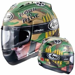 Arai RX-7 RR5 NICKY CAMO アライ ニッキーカモ 59〜60cm 内装システムパット新品装備 