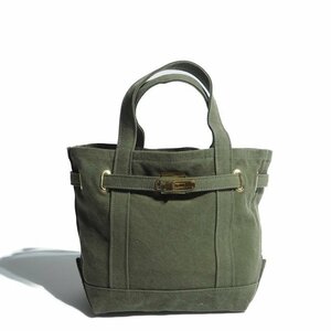 M8689f2　▼SITA PARANTICA シータパランティカ ドゥーズィエムクラス 購入▼　CANVAS TOTE BAG キャンバス トートバッグ カーキ