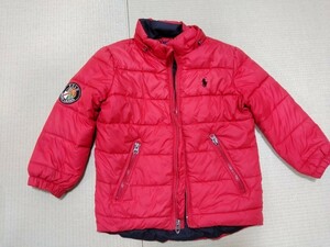 RALPH LAUREN ラルフローレン POLO キッズ ポロラルフローレン ダウンジャケット アウター　3T 95から100くらい