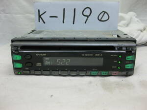 K-1190　JVC　ビクター　KD-GX200　1Dサイズ　CDデッキ　故障品