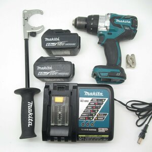 Makita マキタ XPH07 充電式 ブラシレス 振動 ドリルドライバ 充電器＋バッテリー2個＋サイドハンドル付き 【 中古品 / 動作確認済み 】