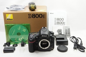 【適格請求書発行】美品 Nikon ニコン D800E ボディ デジタル一眼レフカメラ 元箱付【アルプスカメラ】240503e