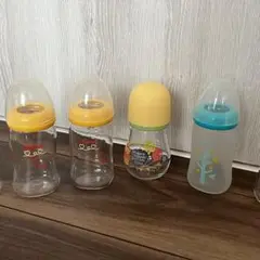 母乳実感 哺乳瓶 160ml✖️4本セット ガラス