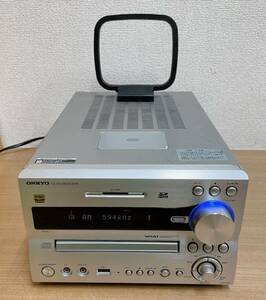 ☆【ONKYO◆オンキョー CD/SD/USB レシーバー コンポ NFR-9TX】オーディオ /★AMループアンテナ付き /A64-250