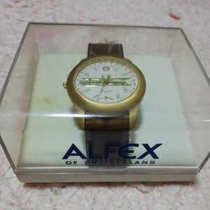 　アルフェックス メンズ腕時計 ALFEX　of switzerland 腕時計　飛行機　ジャンク　レトロ　未使用？？