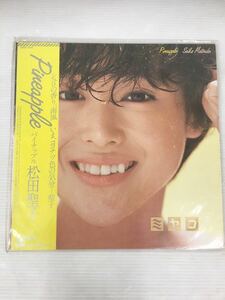 ◆松田聖子◆Pineapple パイナップル LP盤 帯付き 赤いスイートピー／渚のバルコニー等 収録