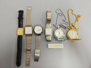 0503B14　時計　腕時計　懐中時計　ジャンク品　おまとめ　SEIKO　RICOH　ALBA