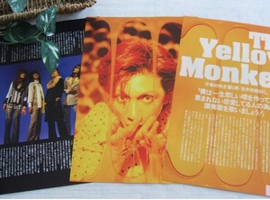 レア? ◆32年前◇レトロ◆ THE YELLOW MONKEY/吉井和哉/HEESEY WITH DUDES/廣瀬洋一/菊地英昭/菊地英二*ステキな切り抜き♪