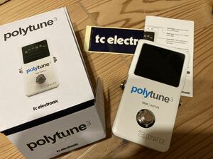 中古送料込み美品　TC electronic polytune3 ポリフォニック チューナー　Bonafide Buffer搭載　トゥルー・バイパス切り替え