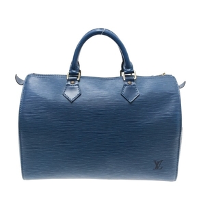 ルイヴィトン LOUIS VUITTON ハンドバッグ M43005 スピーディ30 レザー（LVロゴの刻印入り） トレドブルー VI0964 バッグ エピ