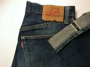 色落ち◎ 旧ドゥニーム Denime デニム オリゾンティ ORIZZONTI 紙パッチ W29/C162/検66xxshins シンズ リゾルト