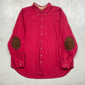 90年代 Ralph Lauren ラルフローレン コットンツイルシャツ CLASSIC FIT メンズ3XB