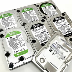 Western Digital WD10EARS 1.0TB/WD20EARS 2.0TB 他 3.5インチ HDD ハードディスク7点まとめて alp岩0510