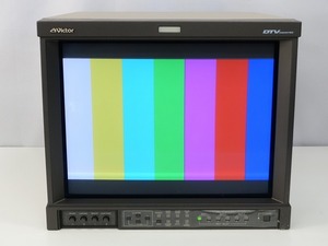 Victor DT-V1710C 17型ビデオモニター フラットパネル 焼け無し 映像良好 HD-SDI 動作品 *385321