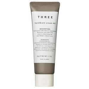 T9077☆【SALE】スリー THREE ハンド＆アーム クリーム AC R ハンドクリーム 50g 未使用開梱品【コスメ】