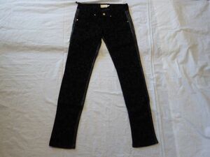 値下げ MET in jeans メット ロングパンツ ブラック 27インチ 参考上代31800円 イタリア製 少々訳あり品につき格安出品♪