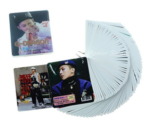 BIGBANG G-DRAGON ジードラゴン GDジヨン グッズ 韓国語 単語 カード 63枚入 + ケース付 K-POP