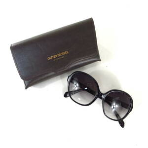 新品◆OLIVER PEOPLES◆Audreana BK ウェリントンタイプ サングラス ブラック◆オリバーピープルズ 眼鏡◆J082