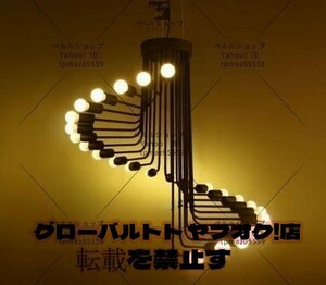 強くお勧め★高品質 華麗 インテリア 装飾 螺旋26灯 ペンダントライト LED シャンデリア 天井 照明器具 ランプ シーリングライト