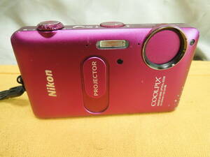 ニコン デジカメ/ Nikon COOLPIX S1200pj プロジェクター内蔵／ 動作品 デジタルカメラ