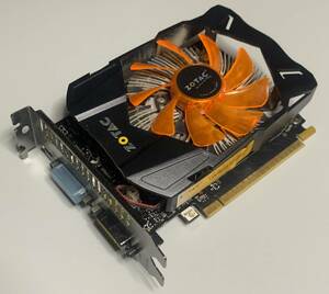 【ジャンク】Zotac GTX750Ti 2GB ZT-70604-10M 本体のみ 変形・歪み有のため動作未確認 ケース取付可否未確認