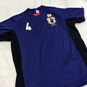 本田圭佑　サッカー　日本代表　半袖Tシャツ ユニフォーム　メンズ　Mサイズ　2009 ユニホーム　サムライブルー　JFA オフィシャルグッズ