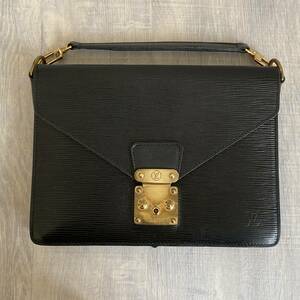Louis Vuitton Epi Leather Clutch Bag Black Vintage エピレザー クラッチバッグ ブラック ヴィンテージ