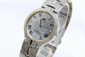 【W140-22】動作品 電池交換済 DORIS BLASER PLATINUM 1000 Diamonds VS1 腕時計 メンズ【送料全国一律185円】