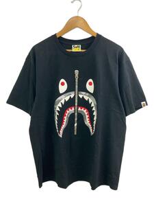 A BATHING APE◆シャーク/Tシャツ/XXL/コットン/BLK/001TEH301017X